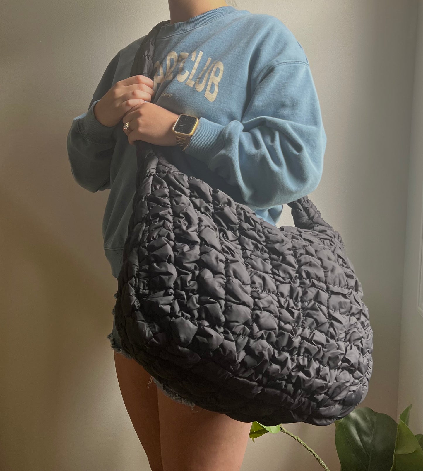 Over-Sized Quilted Purse