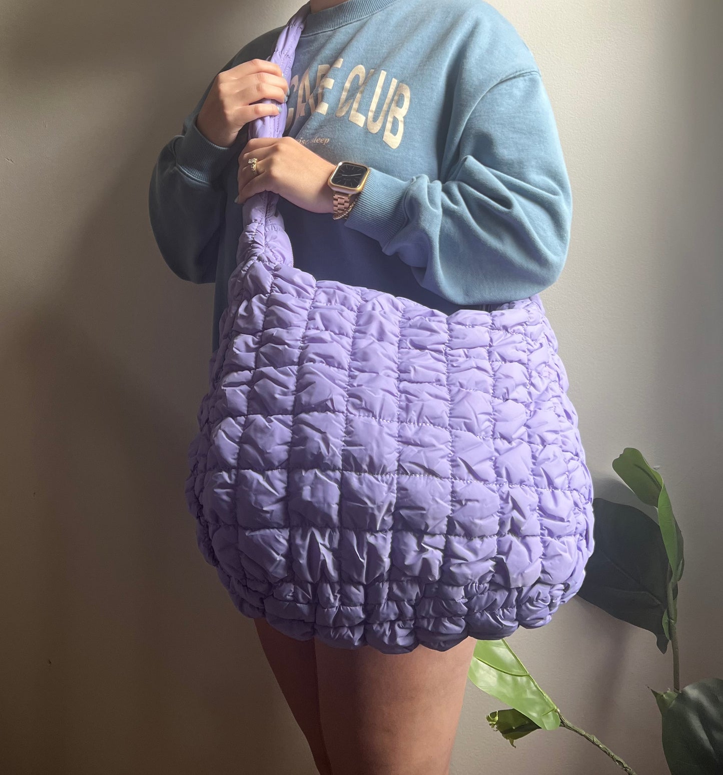 Over-Sized Quilted Purse