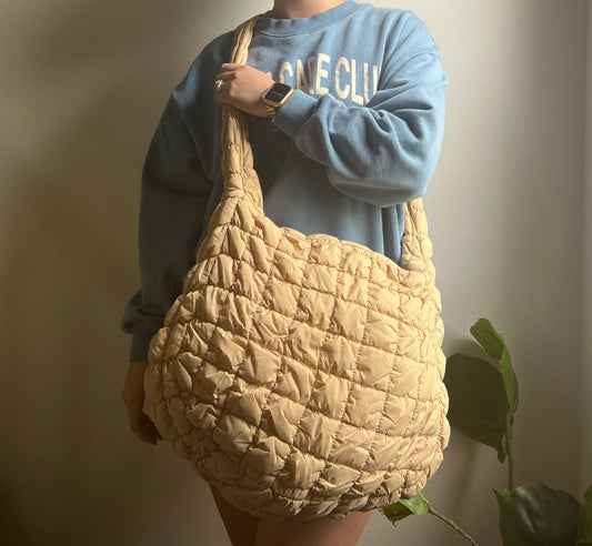 Over-Sized Quilted Purse