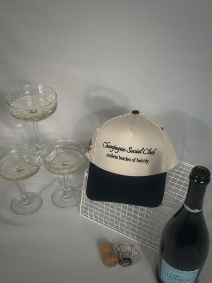 “Champagne Social Club” Trucker Hat