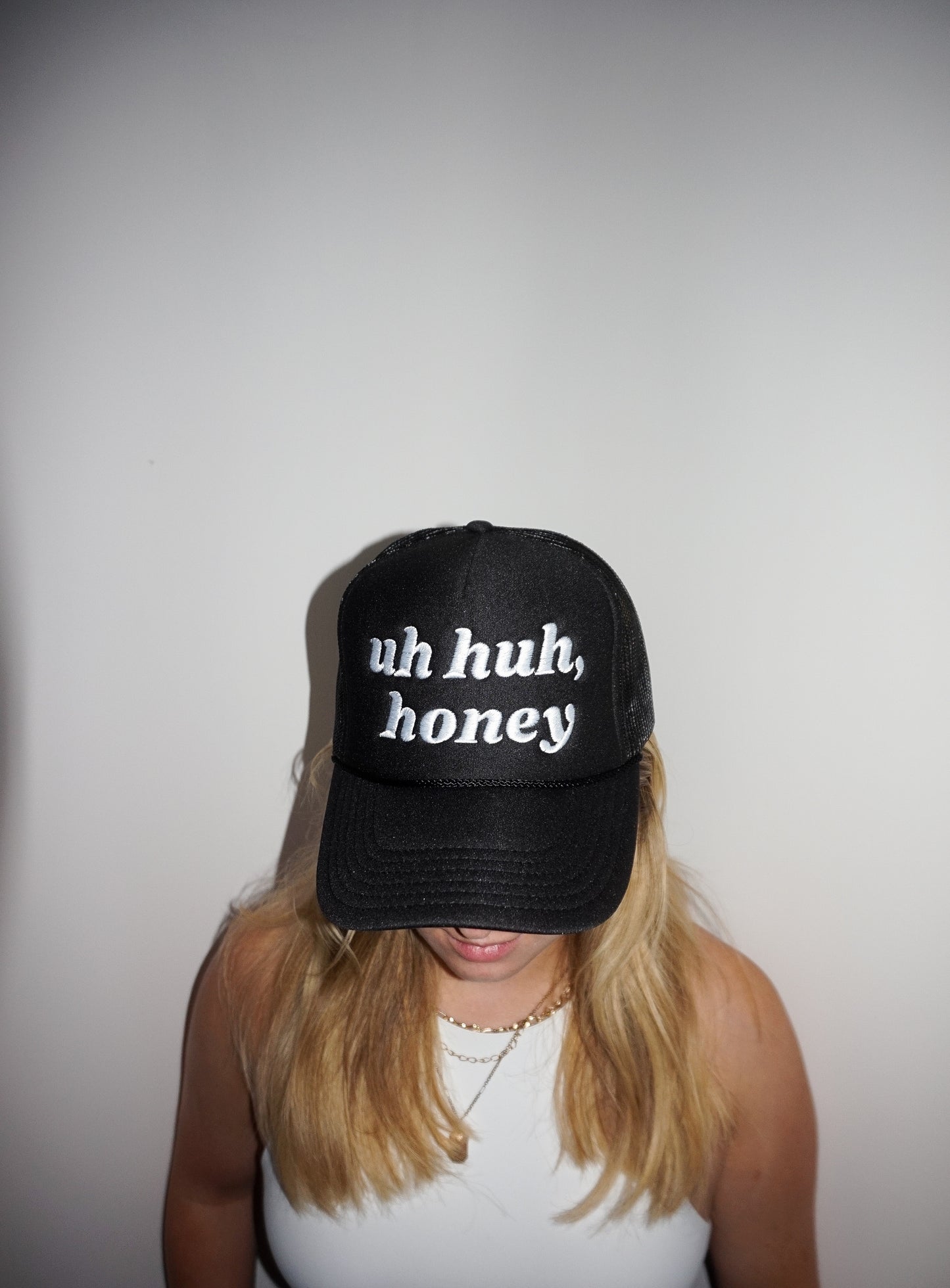 "Uh-huh Honey" Trucker Hat