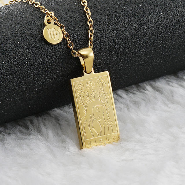 Zodiac Pendant Necklace